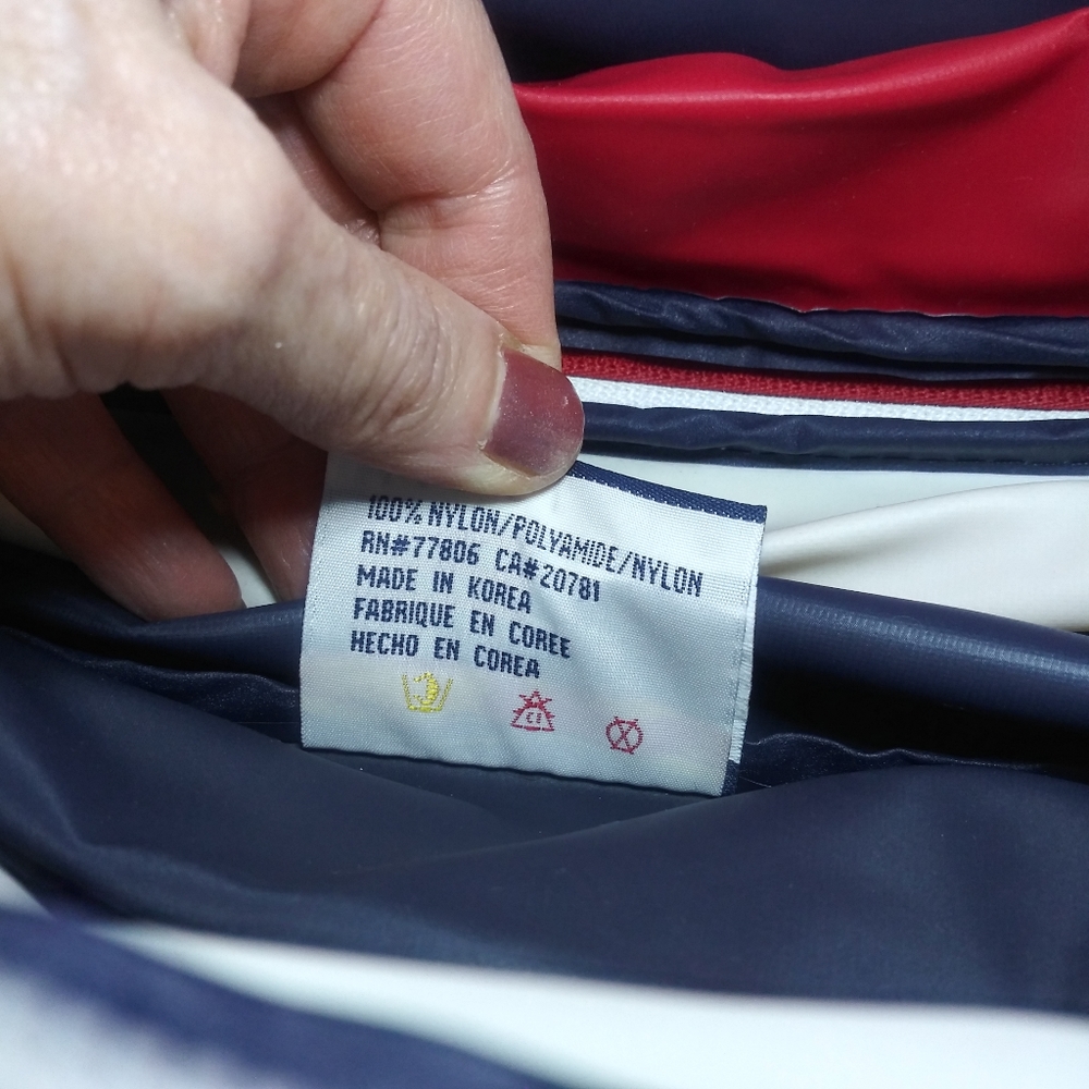 Rare Vintage 90's/Y2k Tommy Hilfiger Colorblock Football Carrying Bag - Picture 10 of 13